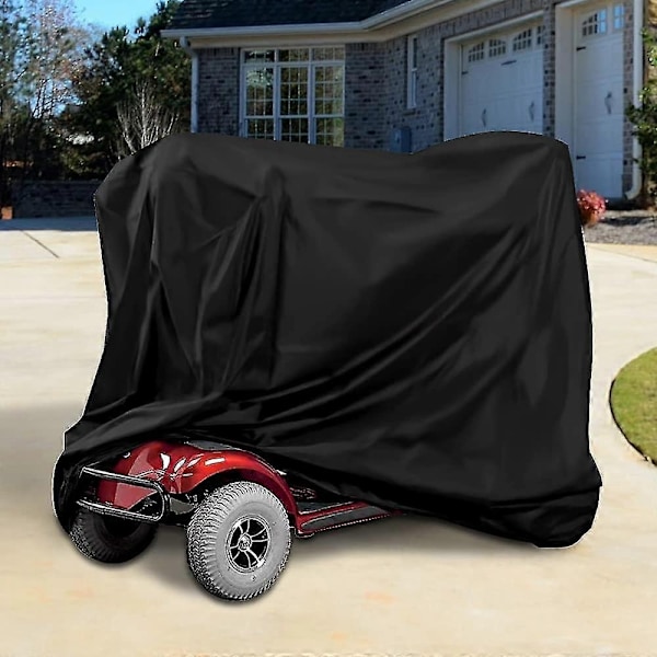 Heavy Duty Mobility Scooter Deksel, 190d Oxford Vanntett Rullestol Oppbevaringsdeksel Anti-Støv Motorsykkel Beskyttelsesdeksel NAG-Perfet 140*66*91CM