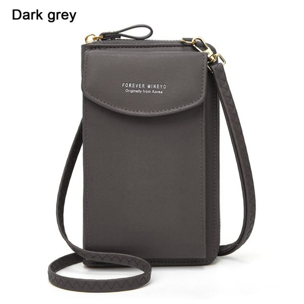 Olkalaukku Matkapuhelinkuoret DARK GREY - Perfet dark grey