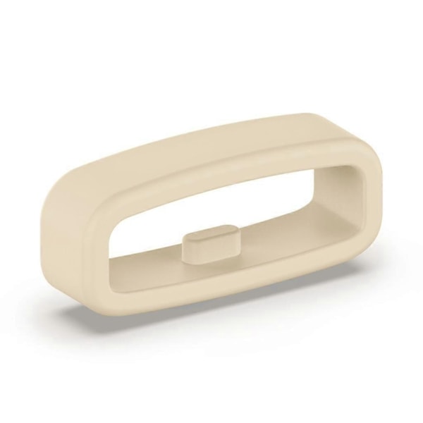 Urrem-båndsholder Silikon Fastgørelsesring Keeper 18mm/20mm/22mm Bæltesløjfer - Perfekt White 18MM