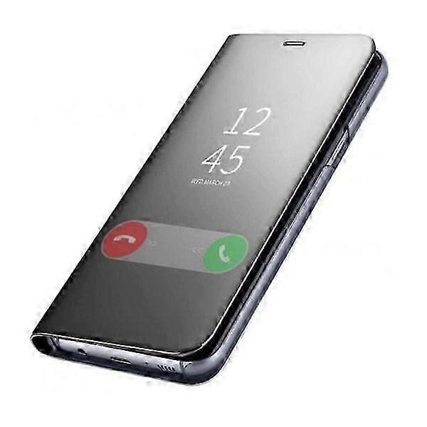 Kompatibel med Samsung Galaxy S8 Clear View Fodral svart-Perfet