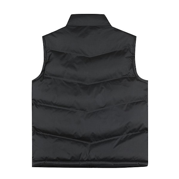 Sliktaa Herrar Bodywarmer Västar Utomhus Quiltat Ärmlös Dunjacka-Perfet Black XS