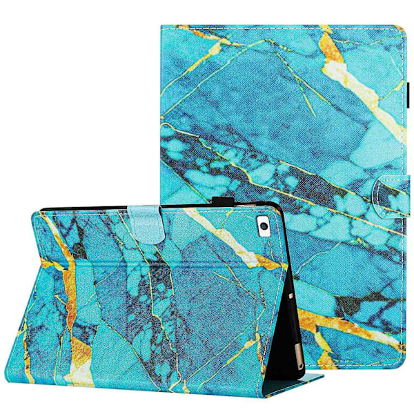 for iPad Mini/mini 2/mini 3/mini 4/mini (2019) Case PU Leather Pattern Folio Tablet Cover Marble-Perfet Style C iPad Mini 0