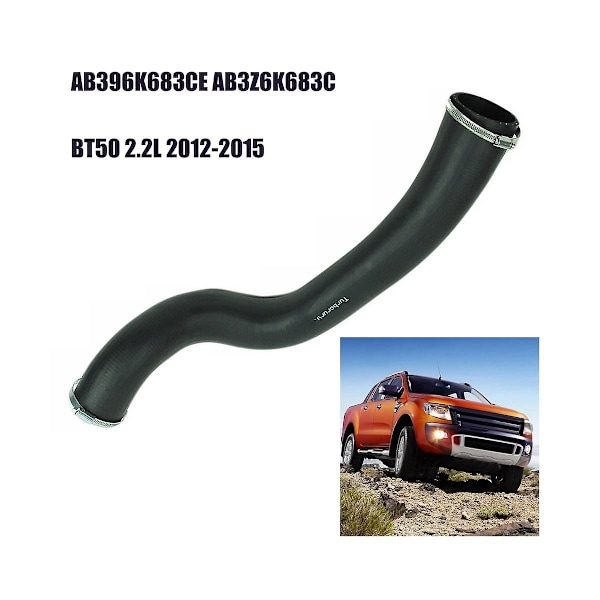 AB396K683CE Intercooler Slange Radiator Rør Lader Luftslange Kompatibel med T6 BT50 2.2L 2012-2015 AB3Z6K683C-Perfet