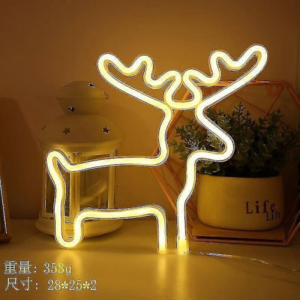 LED neonvalot värikäs sateenkaari neonvalot huoneeseen kotibileisiin häihin koristelu joululahja neonvalot - Perfet Elk