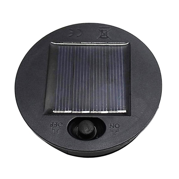Solpanel Lykta Lock Lampor Ersättningsdelar Topp Lampa Ersättningsdelar - Perfekt 7CM