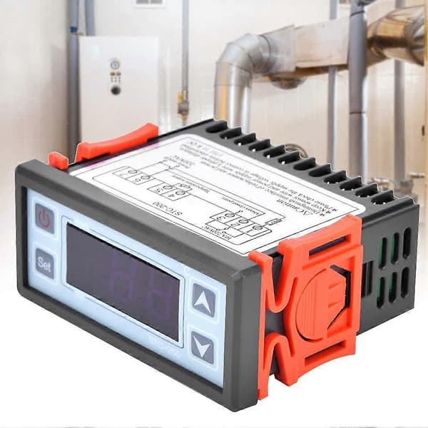 STC-200 Digital Termostat Temperaturregulator Mikrocomputer Køle- Varme Regulator AC-Perfet
