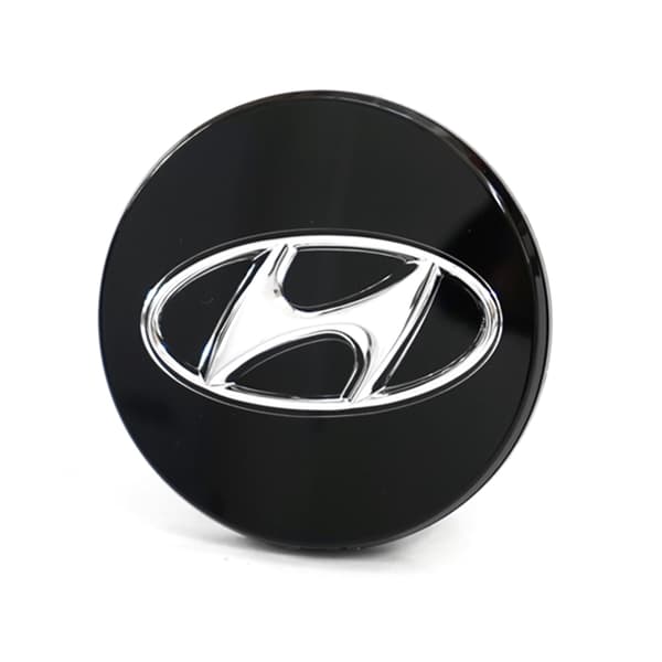 Dele - Hyundai Centerkapsel/Hjulemblem - Bil 65 60mm - Svart