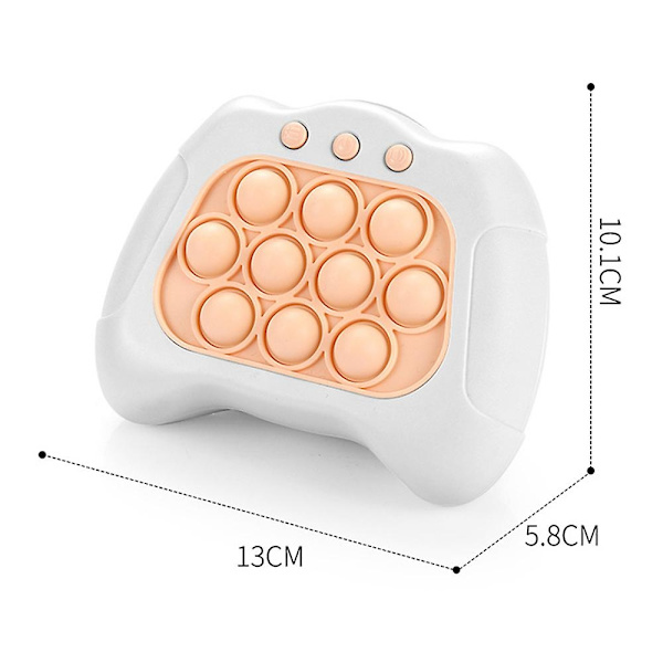 HHL Electric Breakthrough Puzzle Pop It Console Stress Relief Fidget Toy Quick Push Bubble Spelkonsol för barn - Perfet