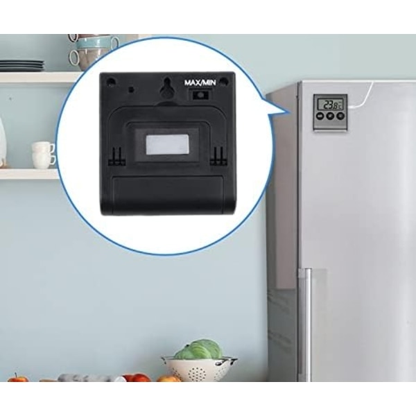 Digitalt Kjøleskap Termometer Kjøleskap Fryser Termometer Med