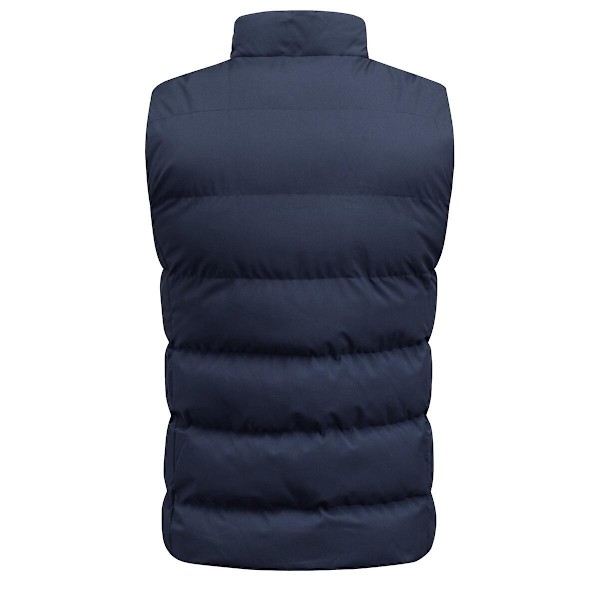 YOUTHUP Mænds Veste Casual Udendørs Quiltet Vinter Ærmeløs Bodywarmer-Perfet Blue 3XL