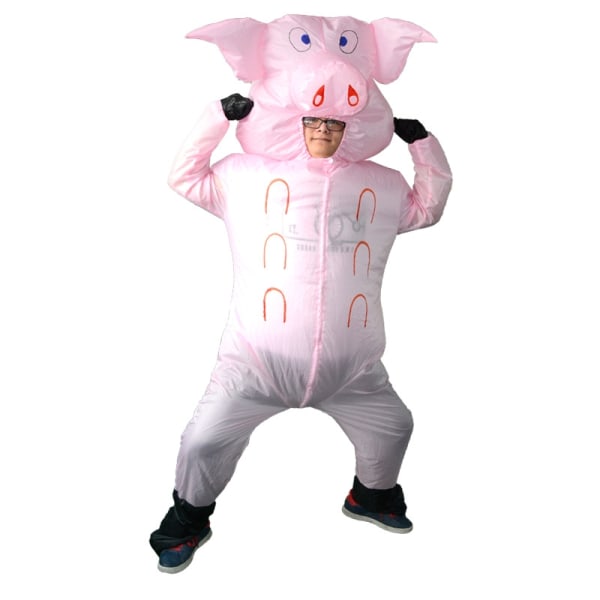 Halloween-asu Halloween puhallettava puku dinosaurus puhallettava puku Alien Lehmä puhallettava puku Pig