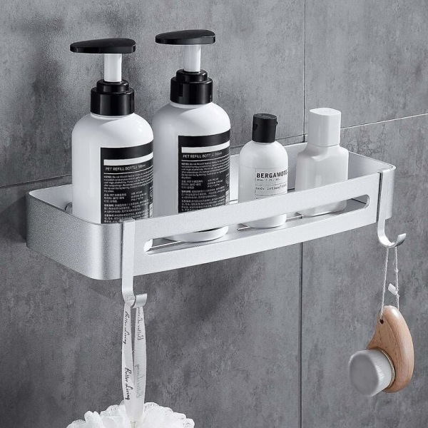 No Drilling Dusjhylle Nail Free Shower Caddy Hylle Ingen skade,- Perfet