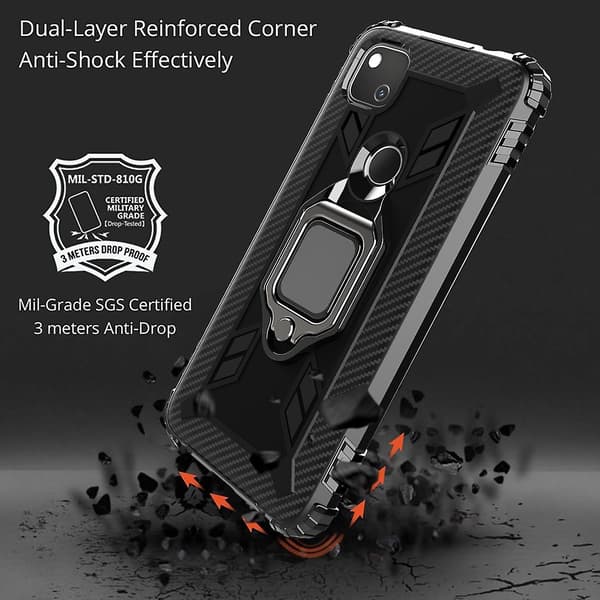 Kompatibel med Pixel 4a Deksel-Perfet Black