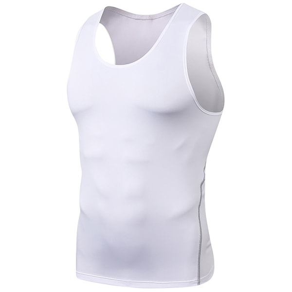 Mænds Limning Haper Posture Vest Mand Mave Mave For Corre - Perfet white S