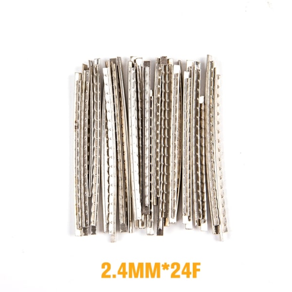 22/24 stk sett elektrisk gitarbånd Wire Fretwire 2,2/2,4 mm - Perfet 2.4mm*24F