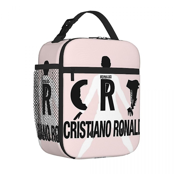 Cristiano Ronaldo Cr7 Isolerad Lunchväska Kylare Lunchbox Isolerad Lunchbox Lunchväska för Kvinnor Barn Skola - Perfekt 20