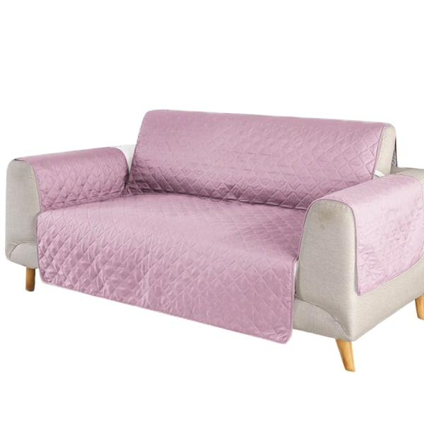 Quiltet Vandtæt Sofa Slip Cover Anti Slip Pet Furniture Sofa - Perfet Light pink 167*190cm