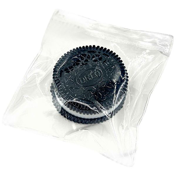 Rosa Kak-Squishy, Kex Stressleksak, Kläm Sandwich Simuleringsleksak - Perfekt Black