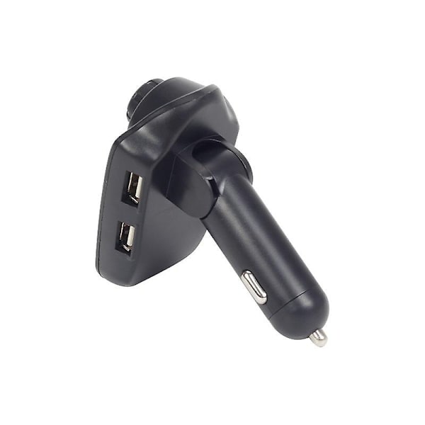 Langaton Bluetooth 5.0 Auto Fm-lähetin Musiikki Mp3-soitin Kaksois- USB laturisovitin Handsfree-autosarjat Tuki U-levy Tf-kortti Aux Input-Perfet