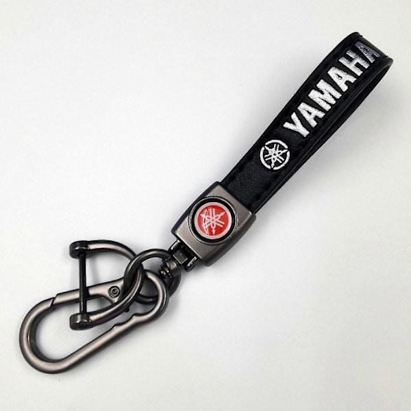 Bil Cykel Nøglering Metal Finish | Robust Nøglering | Nøglering og Krogbeslag - Perfekt Silver Hardware Yamaha