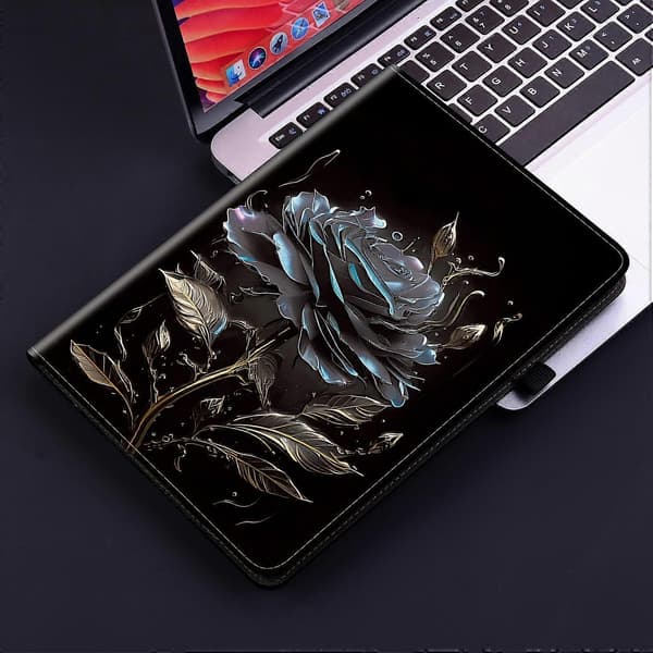 Kristalltextur Målat Läder Tablet Fodral-Perfet For Samsung Galaxy Tab S9 / S9 FE
