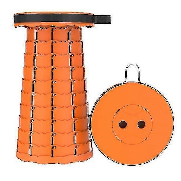 Päivitetty versio kokoontaitettava jakkara, teleskooppijakkara kaikkiin tarkoituksiin orange
