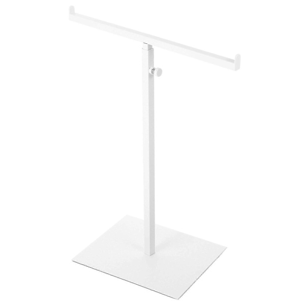 Metall Plånboksdisplayhållare Rostfritt Stål Handväska Displayställ Justerbart Väskställ-Perfet White