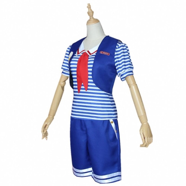 Stranger Things sesong 3 Scoop Ahoy Steve Harrington Cosplay Costume Halloween - Perfet woman XL