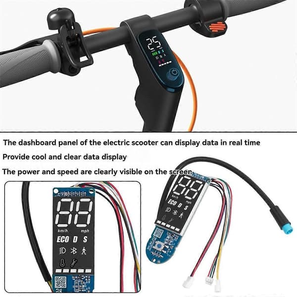 Elektrisk Scooter Display Bundkort Instrument Cover Sæt - Perfekt