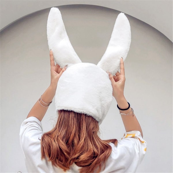 Bunny Ears Hat Kanin Hat Holiday Party Favors Hat BEIGE - Perfet