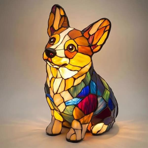 Hunde Serie Kunst Natlampe - Perfekt D