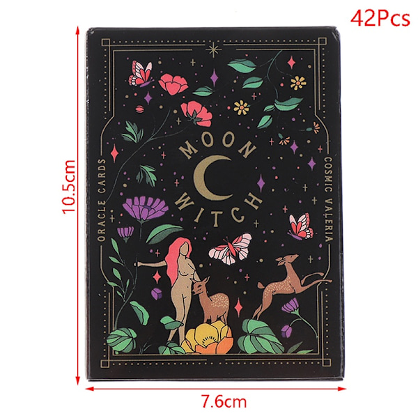 Moon Witch Oracle Katarot Egyptisk Tarot Brädspel Party Casua - Perfet Multicolor onesize