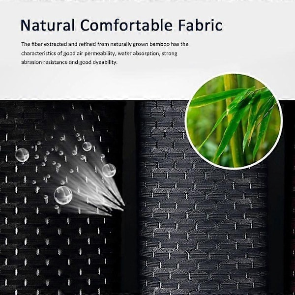 4-pack Bambu Mjuka Underkläder Shorts Herr Sommar Ice Silk Mesh Boxer Briefs - Perfekt Black XXL