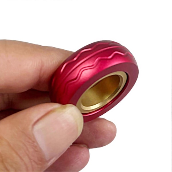 Motorcykel Dæk Fidget Ring Sjov Stressaflastning Fingerøvelse Rustfrit Stål Spinner Ring EDC Legetøj Børn Voksne Gave-Perfet Q