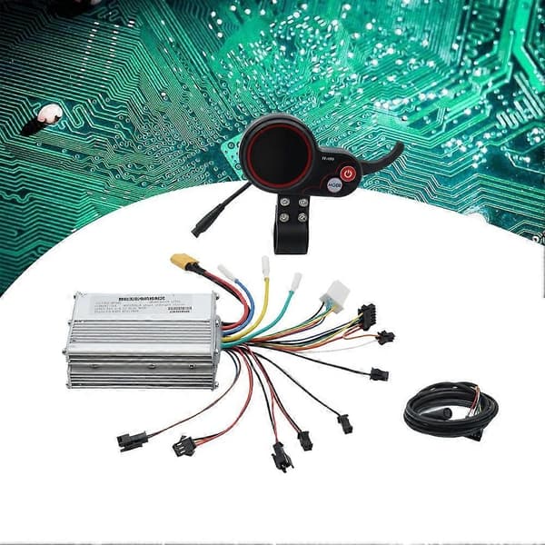 48V 20A Elektrisk Scooter Controller Dashboard Kit med TF-100 Display Scooter Kompatibel med KUGOO Elektrisk Sc-Perfet