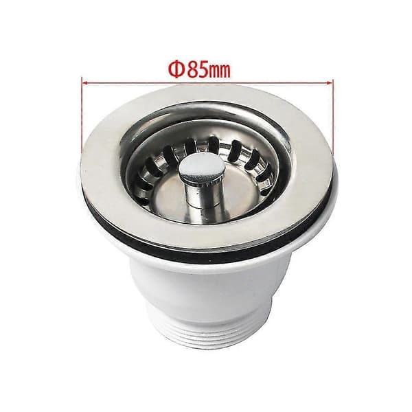 85mm Krom Belfast Vask Kurv Sil Avfall - Passer 60mm Hull - q36/YY-Perfet