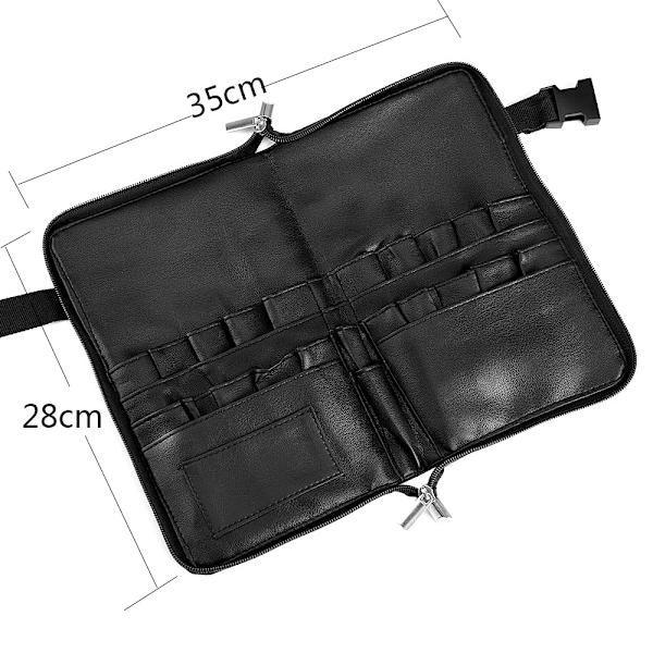 Musta 32 kpl meikkisivellin case Artistin case