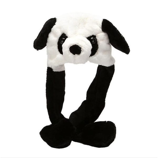 Ear Moving Jumping Hat Rolig plysch Ghost Hat Movable Ears Hat - Perfet Panda