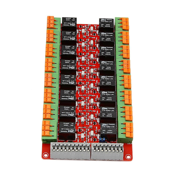 16 Kanavainen 20A Relaayohjausmoduuli Korkea / Matala Taso 8Ch Ohjain 5V R3 3 B+-Perfet