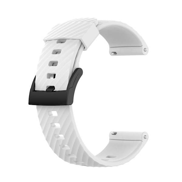för Suunto 7 enfärgat silikonarmband - Perfekt White 0