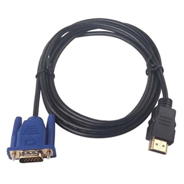 1.8/3/5/10m 1080p HDMI til VGA 15-pin hannkabeladapter for HDTV HD LCD - Perfekt 10m