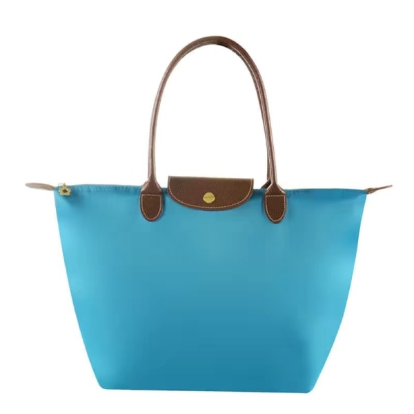 New ongchamp e Pliage väskor för kvinnor - Perfet Vattenblå L