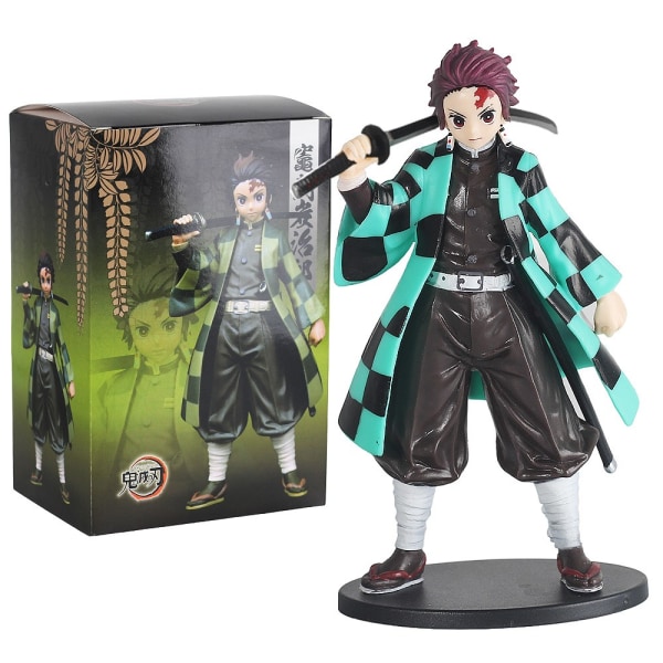 Anime Demon Slayer Figur Kamado Tanjirou Nezuko Action Figurer PVC-modell Leker Zenitsu Figur Inosuke Kimetsu No Yaiba Figura- Perfet