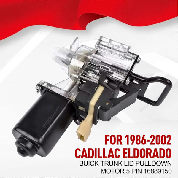 Bagagelucka Neddragsmotor 5-Pin Kompatibel med 1986-2002 Cadillac Eldorado & Buick-Perfet