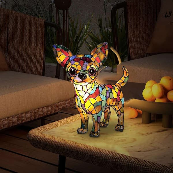 Hunde Serie Kunst Natlampe LED Lys Ornament - Perfekt B