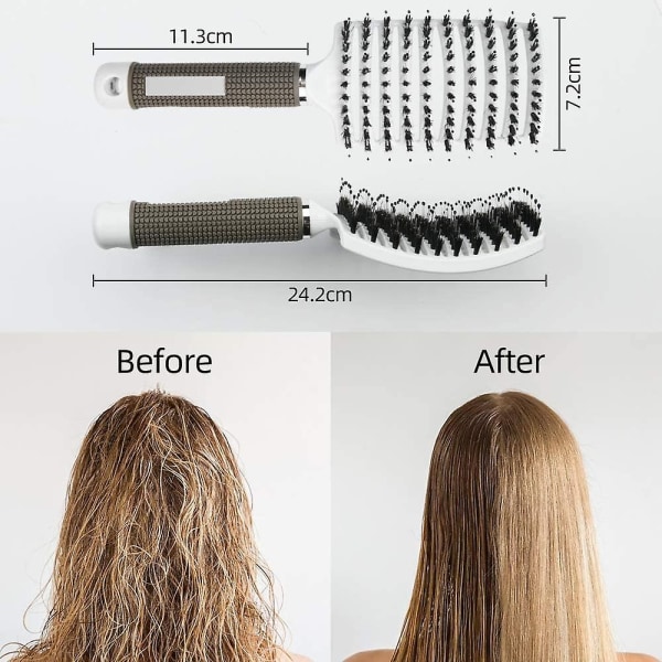 Villsvinebørstekam Profesjonelt bueventilert hårstylingverktøy - Perfet