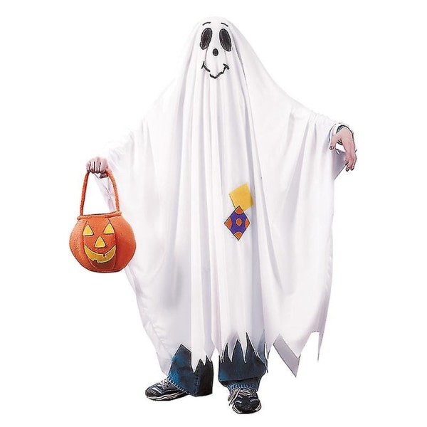 Child Halloween Ghost Costume Rollespil Halloween Child Fancy Dress_y - Perfet L 120-130CM