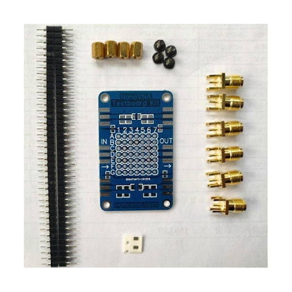 NanoVNA Testboard Kit VNA Test Demo Board Vektornetværksanalysator Test Board-Perfet