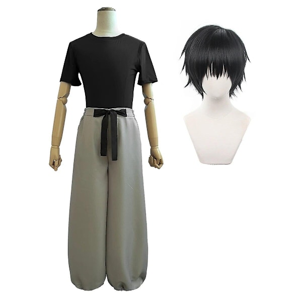 Holoun Jujutsu Kaisen Anime Suguru Geto Satoru Gojo Itadori Yuji Nanami Kento Inumaki Toge Yuta Okkotsu Cosplay Kostym Peruk Xxs-2xl-Perfekt Toji Costume Wig XXS