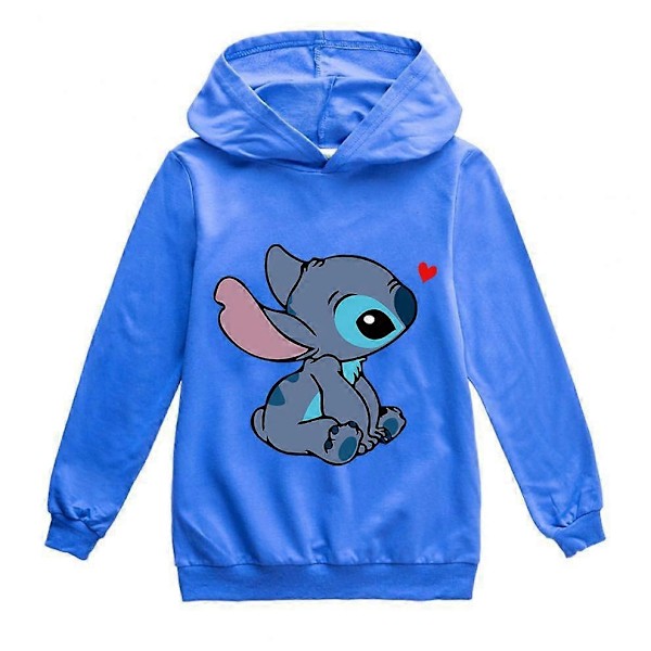 Lasten poikien ja tyttöjen Disney Stitch jouluhupparit - Perfet RoyalBlue 15-16year(170cm)